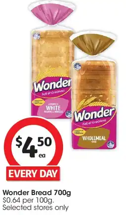 Coles Wonder Bread offer