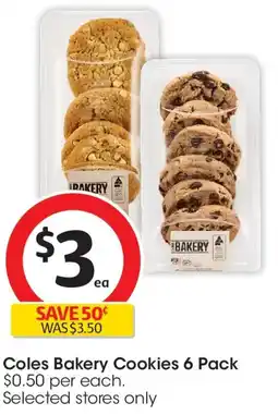 Coles Coles Bakery Cookies offer