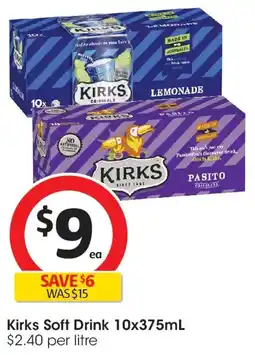 Coles Kirks Soft Drink offer