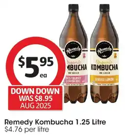 Coles Remedy Kombucha offer