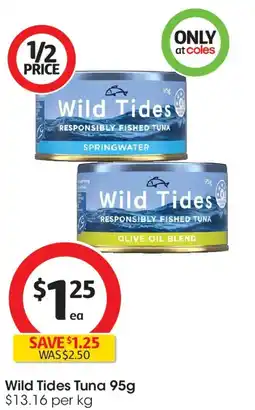 Coles Wild Tides Tuna offer
