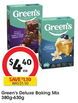 Coles Green's Deluxe Baking Mix offer
