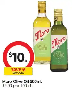 Coles Moro Olive Oil offer