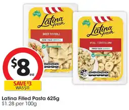 Coles Latina Filled Pasta offer