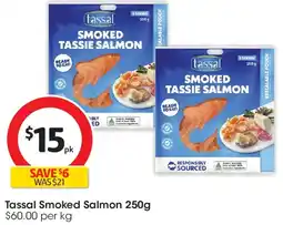Coles Tassal Smoked Salmon offer
