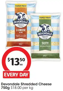 Coles Devondale Shredded Cheese offer