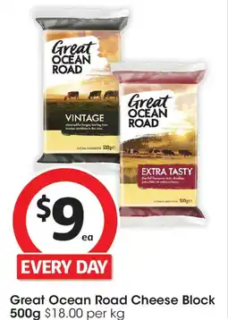 Coles Great Ocean Road Cheese Block offer