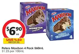 Coles Peters Maxibon offer