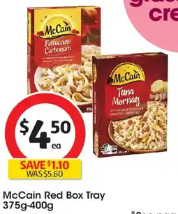 Coles McCain Red Box Tray offer