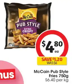 Coles McCain Pub Style Fries offer