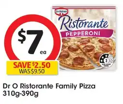 Coles Dr O Ristorante Family Pizza offer