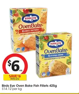 Coles Birds Eye Oven Bake Fish Fillets offer