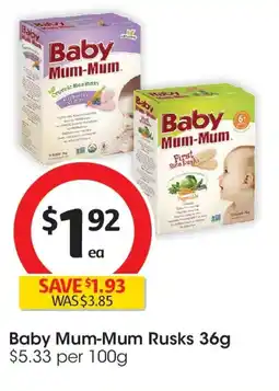 Coles Baby Mum-Mum Rusks offer