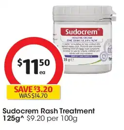 Coles Sudocrem Rash Treatment offer