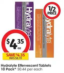 Coles Hydralyte Effervescent Tablets offer