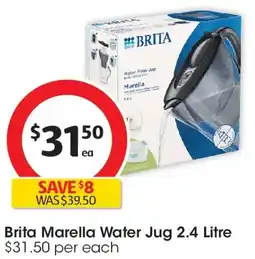 Coles Brita Marella Water Jug offer