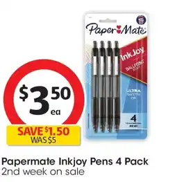 Coles Papermate Inkjoy Pens offer
