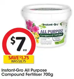 Coles Instant-Gro All Purpose Compound Fertiliser offer