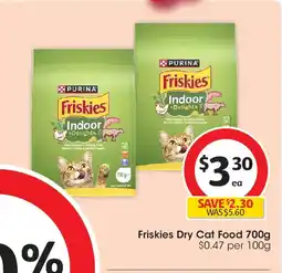 Coles Friskies dry cat food offer