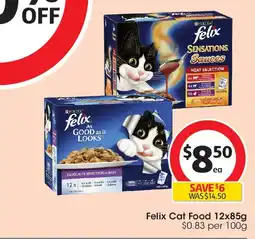 Coles Felix cat food offer