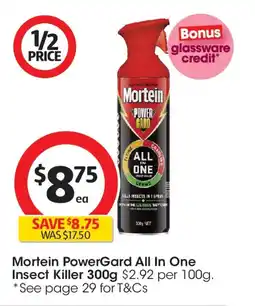 Coles Mortein powergard all in one insect killer offer