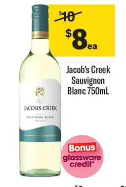 Coles Jacob's creek sauvignon blanc offer