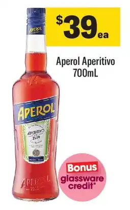 Coles Aperol aperitivo offer