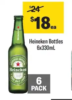 Coles Heineken bottles offer