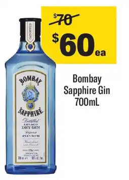 Coles Bombay sapphire gin offer