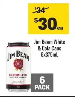 Coles Jim beam white & cola cans offer