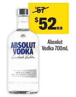 Coles Absolut vodka offer