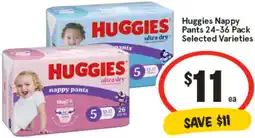 IGA Huggies Nappy Pants offer