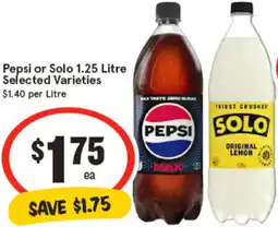 IGA Pepsi or Solo offer