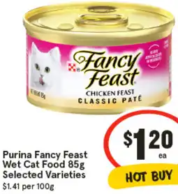 IGA Purina Fancy Feast Wet Cat Food offer