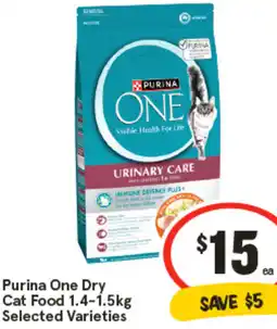 IGA Purina One Dry Cat Food offer