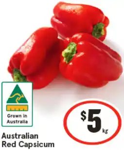 IGA Australian Red Capsicum offer