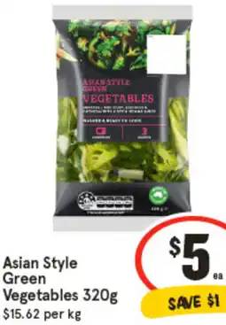 IGA Asian Style Green Vegetables offer