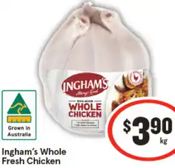 IGA Ingham's Whole Fresh Chicken offer