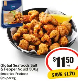 IGA Global Seafoods Salt & Pepper Squid offer
