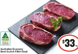 IGA Australian Economy Beef Scotch Fillet Steak offer