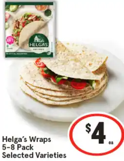 IGA Helga's Wraps offer