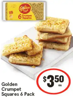 IGA Golden Crumpet Squares offer