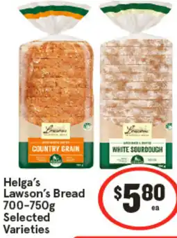 IGA Helga's Lawson's Bread offer
