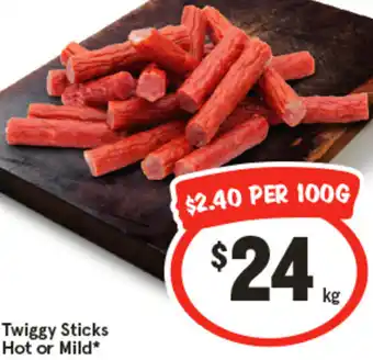 IGA Twiggy Sticks offer