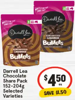 IGA Darrell Lea Chocolate offer