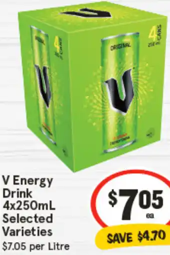IGA V Energy Drink offer