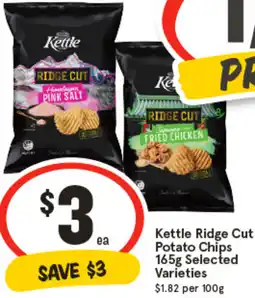IGA Kettle Ridge Cut Potato Chips offer