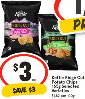 IGA Kettle Ridge Cut Potato Chips offer