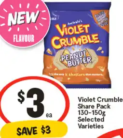 IGA Violet Crumble offer