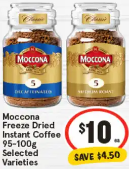 IGA Moccona Freeze Dried Instant Coffee offer